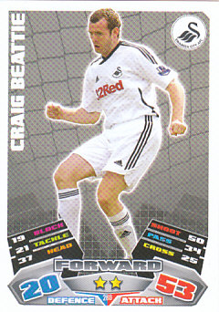 Craig Beattie Swansea City 2011/12 Topps Match Attax #286